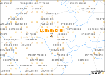 map of Loméhékaha