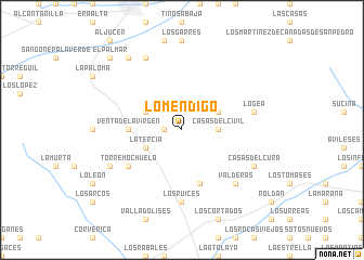 map of Lo Mendigo