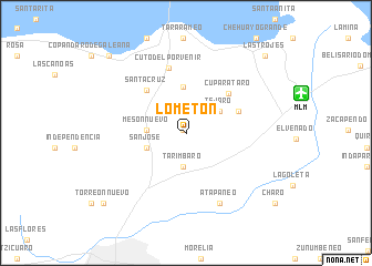 map of Lometón