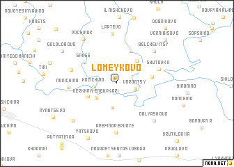 map of Lomeykovo