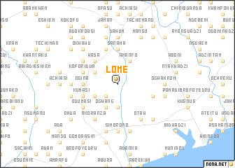 map of Lome