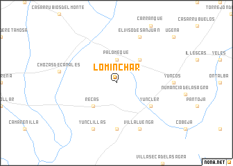 map of Lominchar