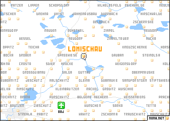 map of Lömischau