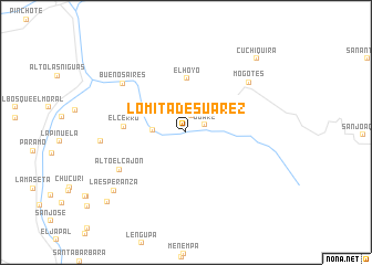 map of Lomita de Suárez