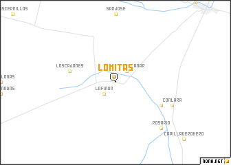 map of Lomitas