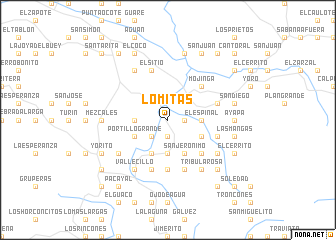 map of Lomitas