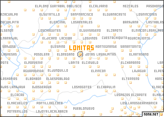 map of Lomitas