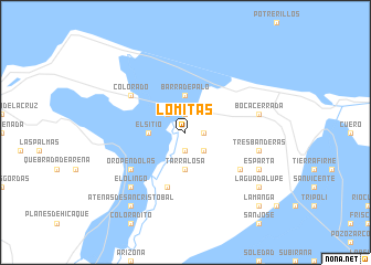 map of Lomitas