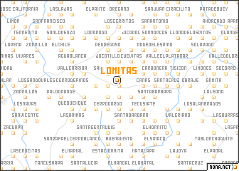 map of Lomitas