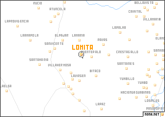 map of Lomita