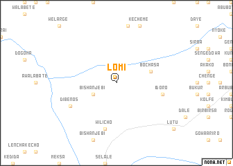 map of Lomī