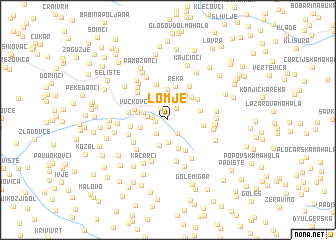 map of Lomje