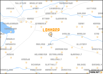 map of Lommarp