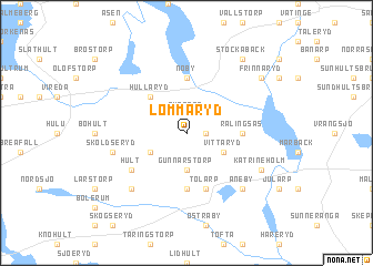 map of Lommaryd