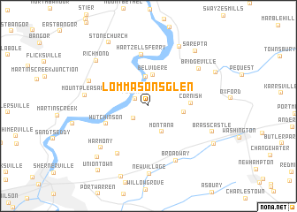 map of Lommasons Glen