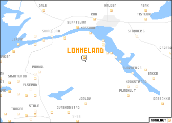 map of Lommeland