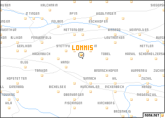 map of Lommis