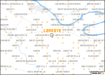 map of Lommoye