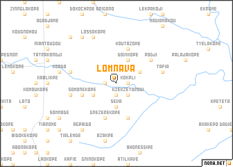 map of Lomnava