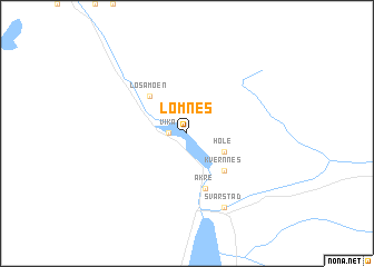 map of Lomnes