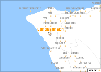 map of Lomo de Masca