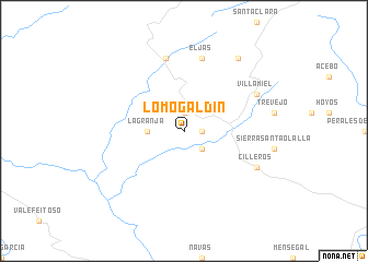 map of Lomo Galdín