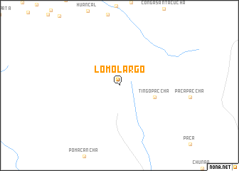 map of Lomo Largo