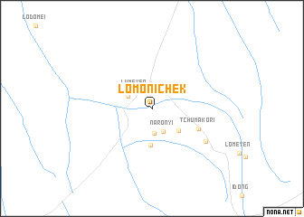 map of Lomonichek