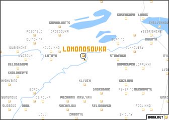 map of Lomonosovka