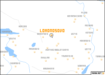 map of Lomonosovo