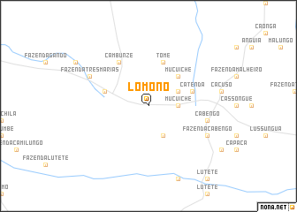 map of Lomono