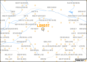 map of Lomont