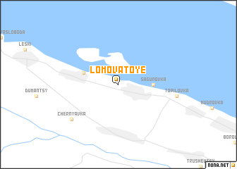 map of Lomovatoye