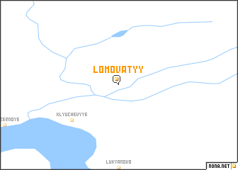 map of Lomovatyy