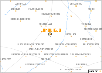 map of Lomo viejo