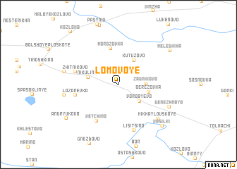 map of Lomovoye