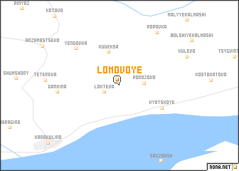 map of Lomovoye