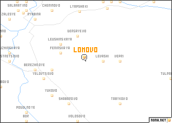 map of Lomovo