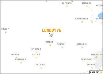 map of Lomovyye