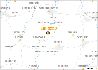 map of Lomozov