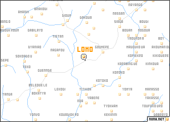 map of Lomo