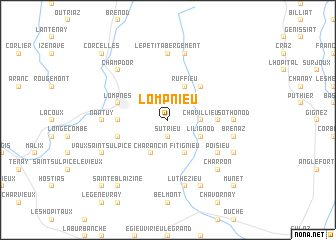 map of Lompnieu