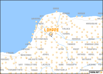 map of Lompré