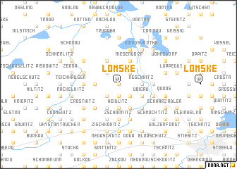 map of Lomske