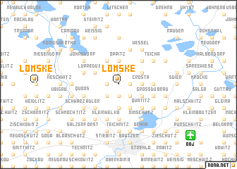 map of Lomske