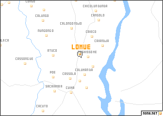 map of Lomué