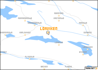 map of Lomviken