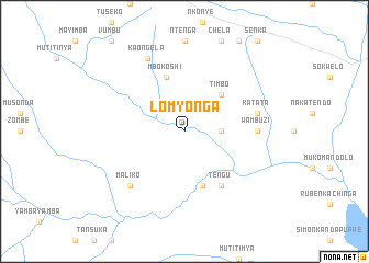 map of Lomyonga