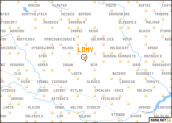 map of Lomy