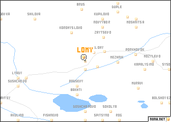 map of Lomy